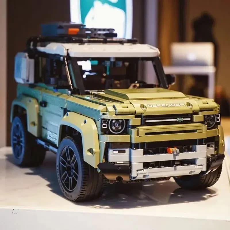 2573 חלקים 1:8 דגם טכני של רכב שטח, לבני בנייה להרכבה, צעצוע רכב שטח, מתנה לילדים